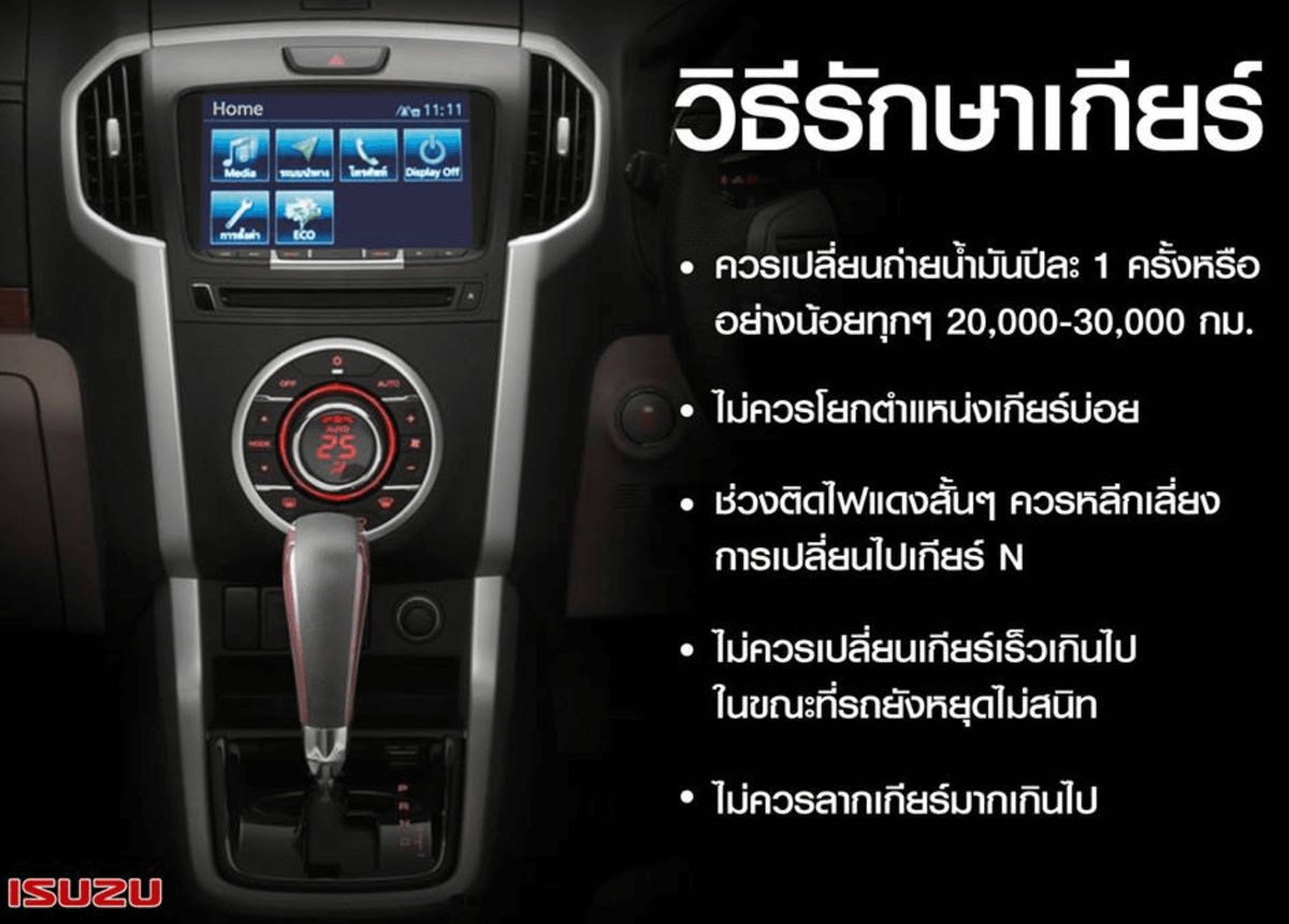 วิธีการถนอมเกียร์รถยนต์เพื่อยืดอายุการใช้งาน