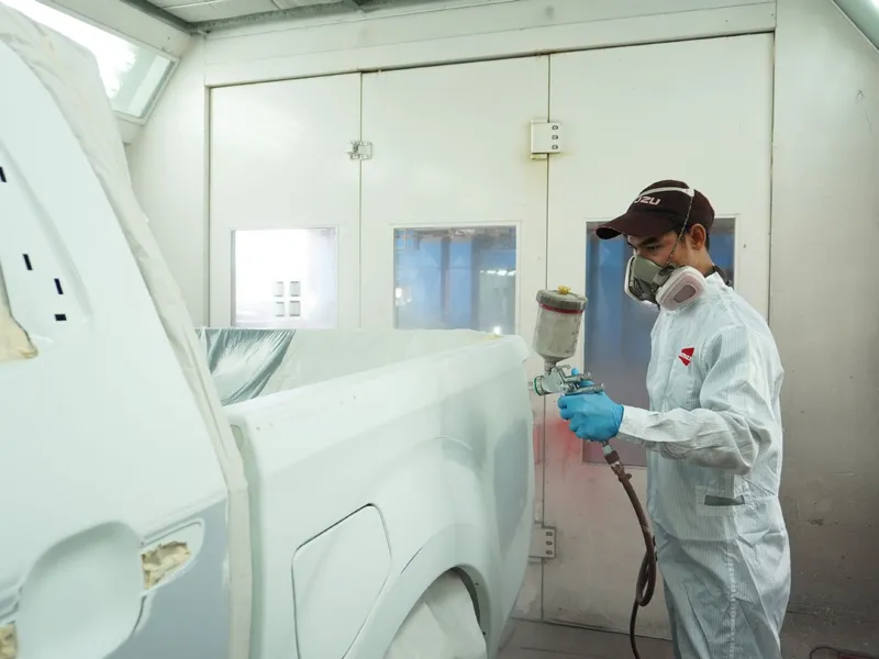 ทำสีรอบคันหรือเฉพาะจุด